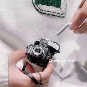 Casing Kamera Mini Desain Terbaru, Mainan, Penutup Silikon untuk Airpod 2 <span class=keywords><strong>3</strong></span>/4 5 Pro, Aksesoris Headphone Earphone untuk Air Pods 1/2 - Product Image 4