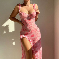 Yimenglan ODM Lingerie Sexy Imprimée en Maille Transparente, Nuisette Camisole Sensuelle, Vêtement de Nuit Séduisant et Intime