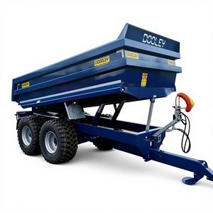 Remorque agricole de haute qualité 20 tonnes remorque montée sur tracteur remorque agricole à benne basculante - Product Image 1