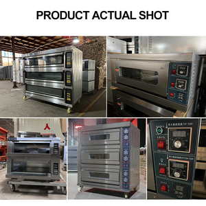 Multifunctional Stainless Steel Commercial Bakery <b>Oven</b> 3-Deck 6-Tray Microcomputer Smart Temp Freestanding <b>Ovens</b> 3-Deck 6-Tray D - Product Image 2