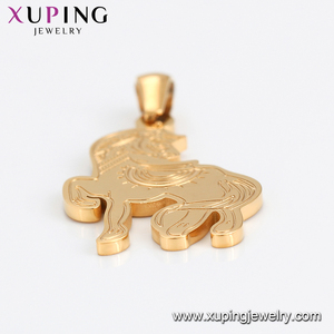 XUPING ジュエリー ファッション 馬 ステンレス製 中国の干支ペンダント メンズ 子供用ネックレス DIY - Product Image 5