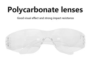 نظارات السلامة الصناعية الشفافة المضادة للغبار والخدش والضباب، معتمدة وفق معيار <span class=keywords><strong>ANSI</strong></span> <span class=keywords><strong>Z87.1</strong></span> للسلامة في العمل - Product Image 2