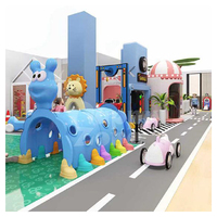 Aire de jeux souple à thème pour enfants, mini-ville de circulation, jeu de rôle éducatif, non toxique, certifié ASTM, en plastique durable et sûr