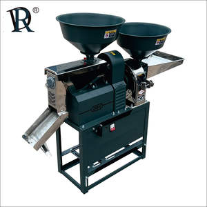 Máquina de molino de arroz multifunción de acero inoxidable, <span class=keywords><strong>polvo</strong></span> triturador de arroz combinado para uso en plantas de fabricación, rodamiento de Motor central - Product Image 1