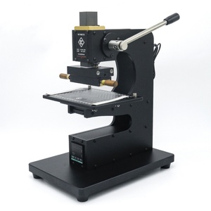 Machine de marquage numérique manuelle à chaud, nouvelle, pour l'estampage de logos personnalisés sur bois, papier, cuir, presse à chaud 90XTS - Product Image 1