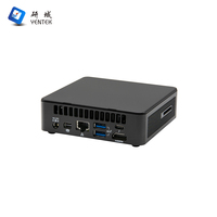Fábrica Intel NUC Mini computadora DDR4 M.2 HD Mini DP Pantalla LAN Ventilador Refrigeración Win10 11 Linux Home N150 Mini PC