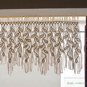 Décoration murale personnalisée en macramé moderne, 100% coton, fabriquée au Vietnam, directement de l'usine, pour un anniversaire personnalisé - Product Image 6