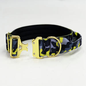 Collar de combate de camuflaje personalizado multicolor de calidad, venta al por mayor, Collar ajustable para entrenamiento táctico al aire libre para perros - Product Image 5