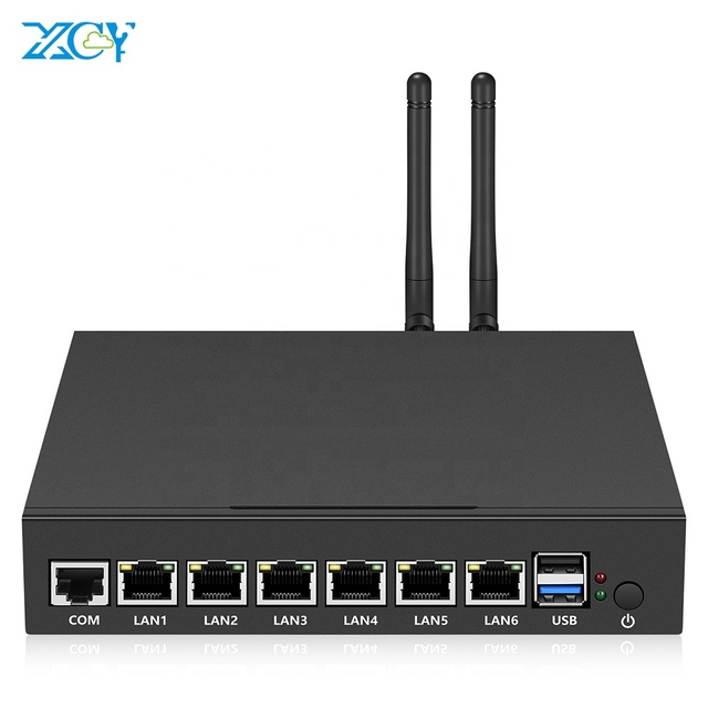 XCY X33 Firewall Appliance J1900 Quad-cores 6*In-tel 211AT Gigabit Ethenet Fanless Mini PC Linux Pfsense