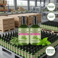 KOLORYST Botol 150ml Sampo Rosemary Mint Penghalus dengan Pencegah Kerontokan & Pembersih Mendalam untuk Dewasa