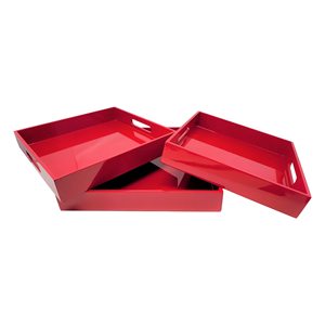 ถาดไม้เคลือบแล็กเกอร์สำหรับตกแต่งบ้านถาดเสิร์ฟสไตล์กำหนดเองสีร้อนขายส่งจากเวียดนาม - Product Image 1