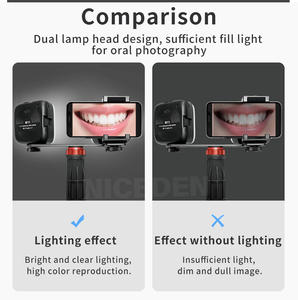 Niceden Lampe LED <span class=keywords><strong>portable</strong></span> pour photographie dentaire, éclairage d'appoint pour téléphone <span class=keywords><strong>portable</strong></span>, outils macro intra-oraux pour dentisterie - Grande Vente - Product Image 6