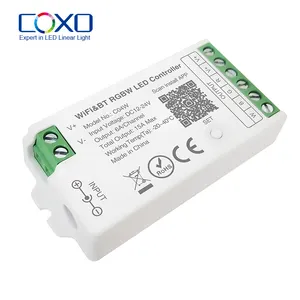 Coxo Wifi Tuya Led Controller For Led Strip Smart Control System Lighting Rgb Rgbw With Dmx Remote Dimmers Led Controller