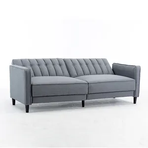 Sıcak satış katlanır kanepe yüksek kaliteli OEM arka ayarlanabilir kanepe ranza sağlam ahşap kanepe oturma odası için