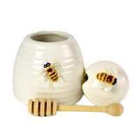 Personnalisé En Céramique Abeille Miel Pot