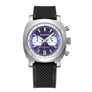 Reloj de Pulsera Cronógrafo Retro Premium con Movimiento Seiko VK64 y Correa de Fluororubber para Uso Empresarial y Deportivo - Product Image 2