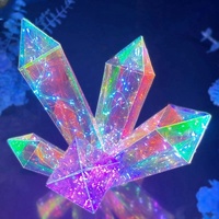 Décoration d'anniversaire Saint-Valentin de haute qualité pour pilier de glaçon de lumière LED colorée fantaisie