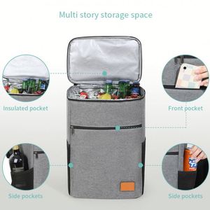 Sac à dos isotherme personnalisable en tissu pour adulte, extra large, imperméable, thermique, souple, pour pique-nique et repas en extérieur - Product Image 3
