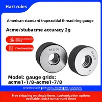 Offre Spéciale ACME – Jauge d'adéquation traversante de haute précision en stock, jauge annulaire, jauge à bouchon 2G, rotation à gauche et à droite