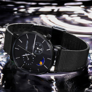 2020 Quartz homme Logo personnalisé étanche quantité minimale de commande bas marque privée minimaliste haut de gamme montres de mode hommes marque de luxe montre-bracelet - Product Image 4