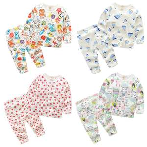 Vêtements de nuit pour enfants, pantalons de pyjama imprimés en coton indien, t-shirts pour enfants, boutique en ligne pour enfants, achat en gros en Chine - Product Image 1