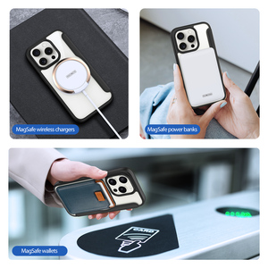 Transparent all inclusive <b>phone</b> case suitable for iPhone 15 pro/14 pro card pack <b>phone</b> case iPhone 15/14 magnetic flip cover - Product Image 3