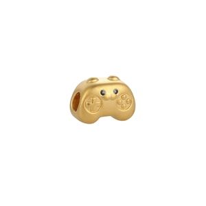 Esmalte de oro puro de 24K con cuentas artesanales, consola de juegos de dibujos animados de estilo bonito, accesorios de joyería personalizados de gama alta - Product Image 2