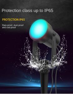 Fuente de alimentación de CA 24V RGBW LED Direccional Spike Spot Light IP65 Clasificación Lámpara de césped para jardín Luces inteligentes para exteriores Iluminación - Product Image 6