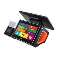 Terminal de point de vente Zhongji A9 avec écran tactile de 15,6 pouces, SSD NVMe de 256 Go, paiement par reconnaissance faciale dans le cloud et caisse enregistreuse intégrée
