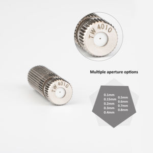 3/16 "никелированная латунь высокого давления трехсекционный распылитель туман водяного охлаждения распылительное сопло - Product Image 4