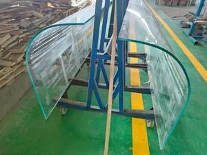 Verre trempé courbé sur mesure, forme et épaisseur personnalisées, verre trempé clair plié à chaud 3mm 4mm 5mm 6mm 8mm 10mm 12mm - Product Image 2