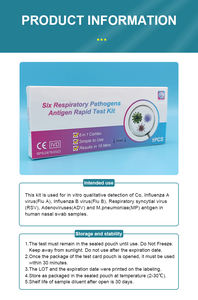 REAGEN Respiratory Combo Self <span class=keywords><strong>Test</strong></span> Kit 6 in 1 C19 FluA & B <span class=keywords><strong>RSV</strong></span> ADV MP PIV1/3 PIV2 CP Antigen Schnelltest Kit mit Fabrik preis - Product Image 3