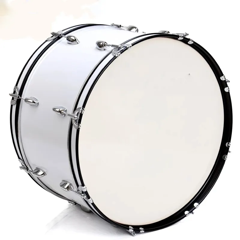 Professional performance custom size birch wood marching bass drum with accessories