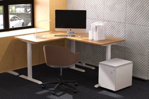 Table de bureau bon marché <span class=keywords><strong>colonne</strong></span> de levage automatique en 3 étapes bureaux d'ordinateur étanches - Product Image 6