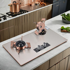 Double brûleur en acier inoxydable, portable, solaire/batterie/gaz/électrique, allumage électronique, double brûleur <span class=keywords><strong>Piano</strong></span> Cottura - Product Image 1