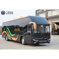 Nuevo Autobús Turístico de Montaña Diésel Manual Euro 3, 49 Asientos, Resistente y Duradero, Neumáticos 295/80R22.5, Piso Cóncavo