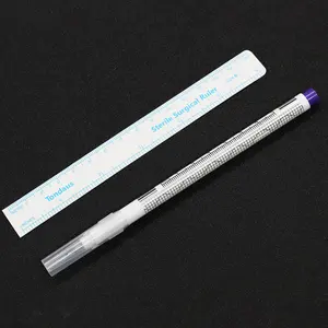 2021 गर्म बिक्री नीले बैंगनी चिकित्सा भौं मार्कर पेन सर्जिकल त्वचा सुरक्षित मार्कर पेन