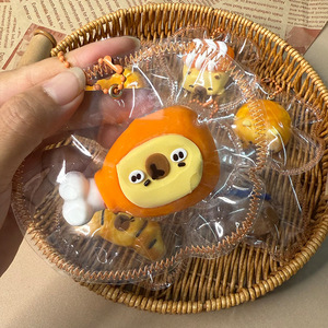 Série de porte-clés Kapybara, jouet sensoriel scellé à presser, sensation de slime, rebond lent, anti-stress, cadeau pour enfants, squishy en vrac - Product Image 2
