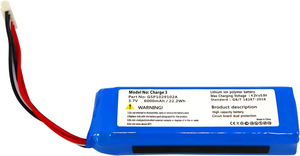 3.7V 6000mAh 22.2Wh thay thế pin gsp1029102a cho JBL phí 2 phí 3 CHARGE3 2016 Charge2 + Loa không dây di động - Product Image 2