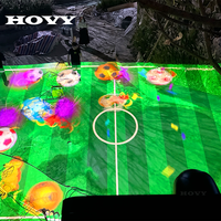 Grand projecteur de cartographie holographique 3D, écran LCD, contrôle par application, conception portable pour projection vidéo interactive sur sol extérieur
