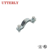 Collier de serrage UTT60 FM UL antismétallique en acier au carbone – Clip/support métallique de qualité supérieure pour conduites de sprinklers industriels
