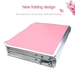 Mesa Plegable de Bambú, Puesto de Mercado Nocturno al Aire Libre, Mesa de Comedor Pequeña, Simple y Portátil con Silla - Product Image 3