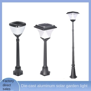 โคมไฟพลังงานแสงอาทิตย์ LED สำหรับสวนกลางแจ้งโคมไฟสวนพลังงานแสงอาทิตย์อลูมิเนียมหล่อไฟถนนพลังงานแสงอาทิตย์กันน้ำยังไม่มีคำวิจารณ์ - Product Image 2