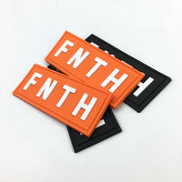 Patchs Thermocollants sur Mesure Lettre Transfert Thermique pour Vêtements, Patchs 2D 3D en Silicone PVC Caoutchouc, Logo Gaufré Effet Vieilli pour Sacs