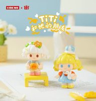 Nouvelle Arrivée Minis Ti Ti et ses Amis Minis Blind Box Ti Ti Beans Figurines Mignonnes Poupées de Collection Jouets en PVC Pendentif de Sac