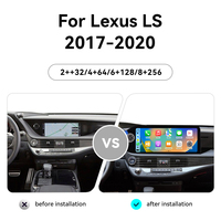 Sistema Dual Carplay Android 13 de 4GB para Lexus LS460 LS600H 2017-2020, Navegación GPS, Reproductor Multimedia Estéreo para Auto