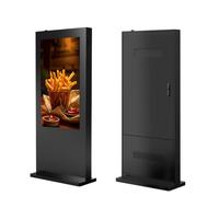 Pantalla LCD Digital para Exteriores de 75 Pulgadas, Alto Brillo (3000 Nits), Impermeable IP65, con Animación para Señalización en Aeropuertos, OEM
