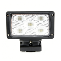 Projecteur de travail LED rectangulaire 6,2 pouces 50W, étanche IP68, 12-48V, 3600lm, lampe auxiliaire pour voiture tout-terrain, camion, chariot élévateur