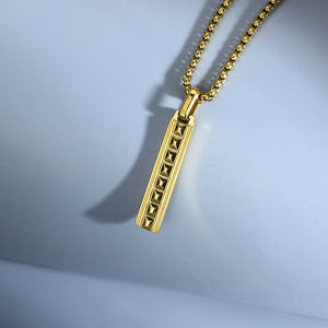 Collier Pendentif Personnalisé Hip Hop Punk <span class=keywords><strong>Viking</strong></span> Vintage en Acier Inoxydable, Bijoux de Mode pour Hommes, Fabricant en Gros - Product Image 3