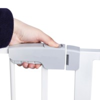 Barrière de sécurité pour bébé rétractable en acier durable, multifonctionnelle intelligente, sans perçage, escalier réglable, aire de jeux pour animaux de compagnie
